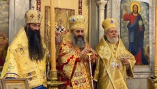 Иерарх УПЦ сослужил за литургией митрополитам Антиохийского Патриархата