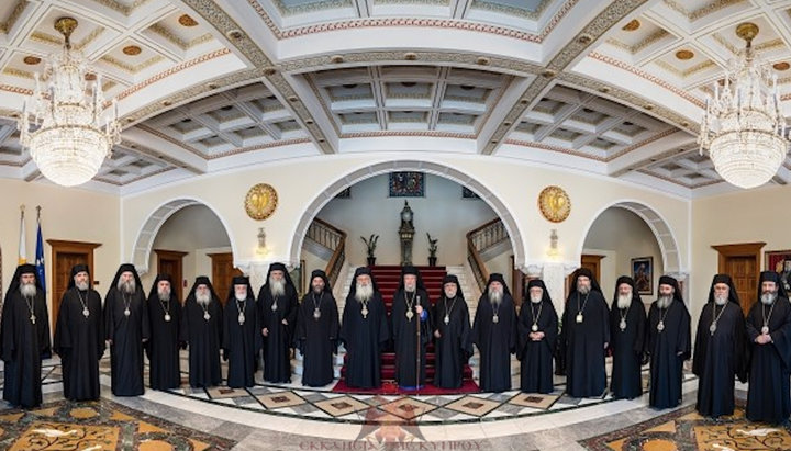Синод Кіпрської Православної Церкви. Фото: http://vimaorthodoxias.gr