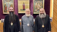 UOC hierarch discusses the situation in Ukraine with Antiochian bishops