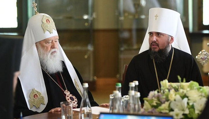 Filaret Denisenko and Epiphany Dumenko. Photo: 24.ua