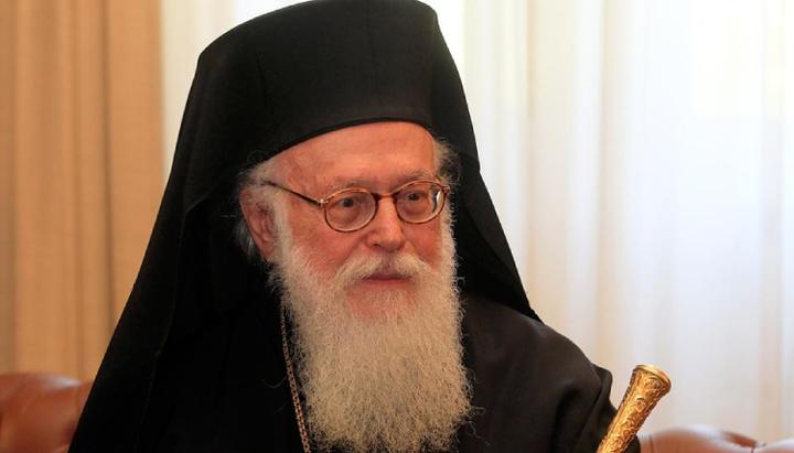 Архієпископ Албанський Анастасій. Фото: romfea.gr