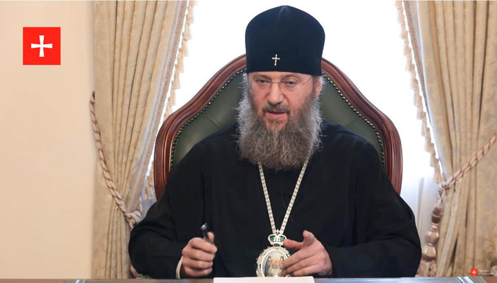 Metropolitan Anthony of Boryspil and Brovary. Photo: a screenshot of the Youtube channel “1Kozak”