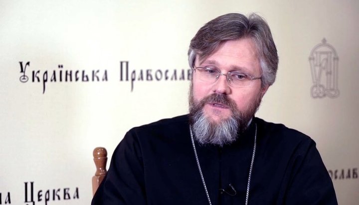 Archpriest Nikolai Danilevich, deputy head of the UOC DECR. Photo: a screenshot of the UOJ Youtube channel