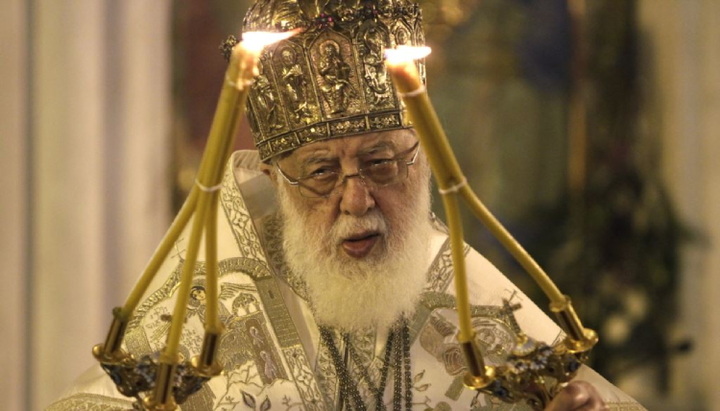 Patriarhul Georgiei Ilie al II-lea. Imagine: vestikavkaza.ru
