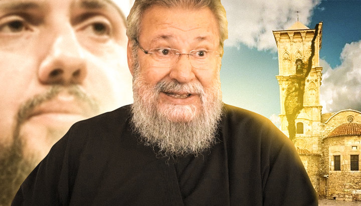 Arhiepiscopul Hrisostom, recunoscându-l pe Dumenko, este obligat să recurgă la minciună. Imagine: UJO