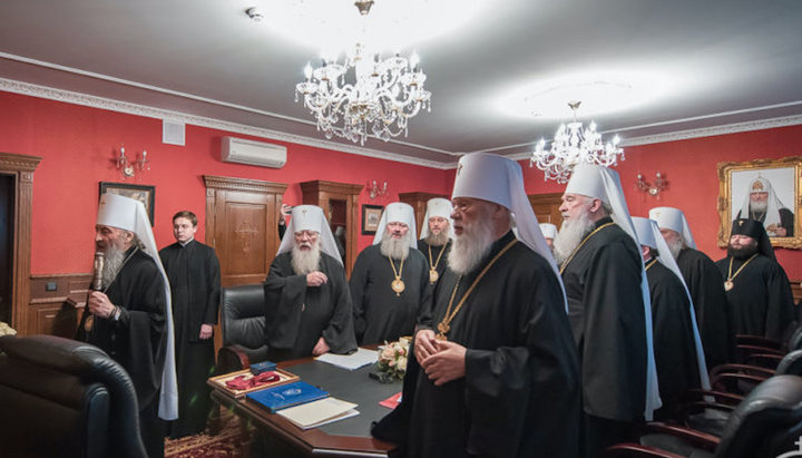 Засідання Священного Синоду УПЦ від 9 грудня 2020 року. Фото: news.church.ua