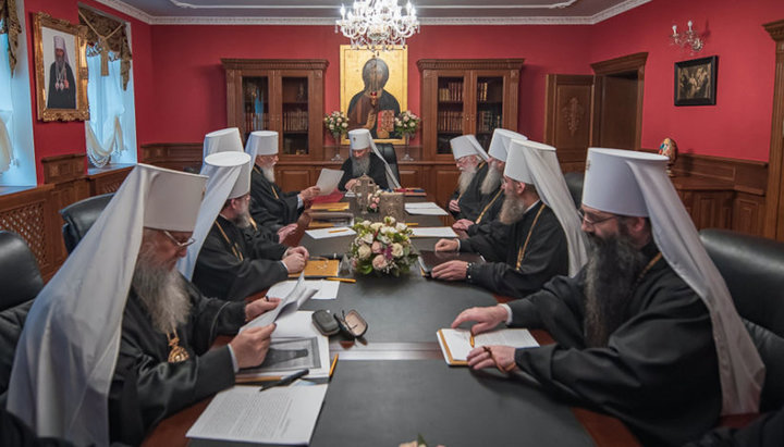 Συνεδρία της Ιεράς Συνόδου της UOC στις 9 Δεκεμβρίου 2020. Φωτογραφία: news.church.ua