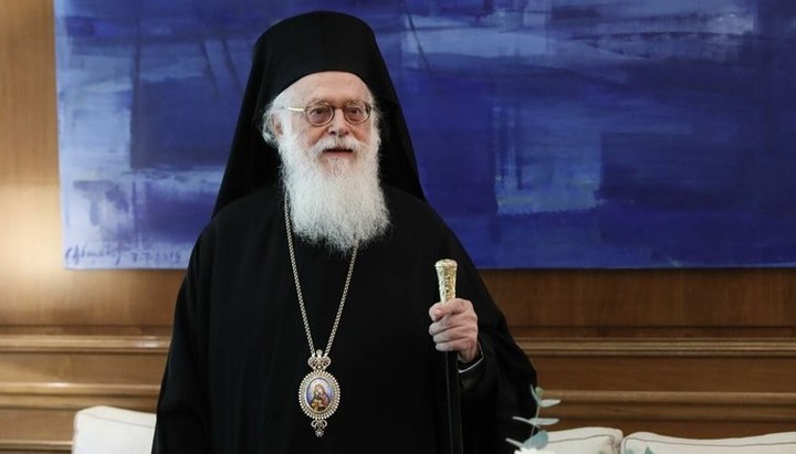 Αρχιεπίσκοπος Αναστάσιος. Φωτογραφία: romfea.gr