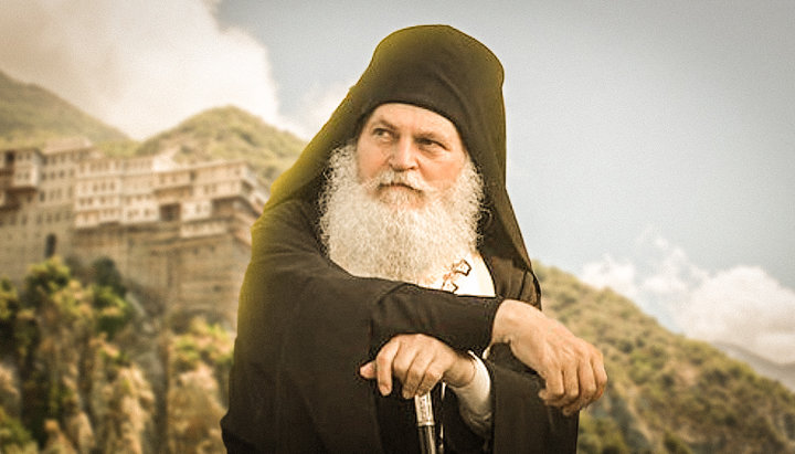 Ηγούμενος της Ιεράς Μονής Βατοπεδίου ο Αρχιμανδρίτης Εφραίμ.   Φωτογραφία: ΕΟΔ