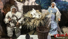 З Різдвяного вертепу в центрі Вінниці викрали фігурку немовляти Ісуса