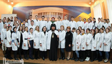 Архиепископ Федосий прочитал лекцию в Черкасской медицинской академии