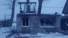 У Київській області згоріла трапезна храму УПЦ
