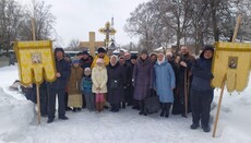 У Полтавській області освятили місце під будівництво нового храму УПЦ