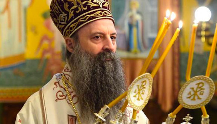 Patriarhul Bisericii Ortodoxe Sârbe Porfirie. Imagine: news.church.ua