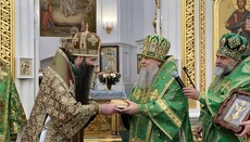 Архиереи поздравили митрополита Варсонофия с днем тезоименитства
