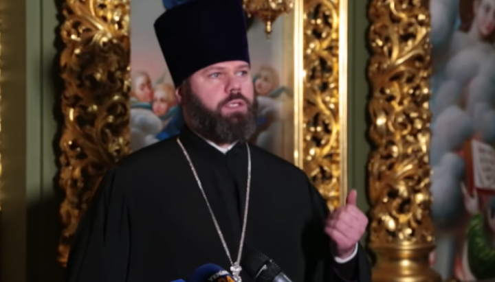 Archpriest Alexander Bakhov, head of the Legal Department of the UOC. Photo: screenshot / YouTube-channel 