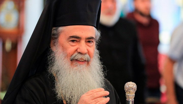 Patriarhul Ierusalimului Teofil. Imagine: rg.profkiosk.ru