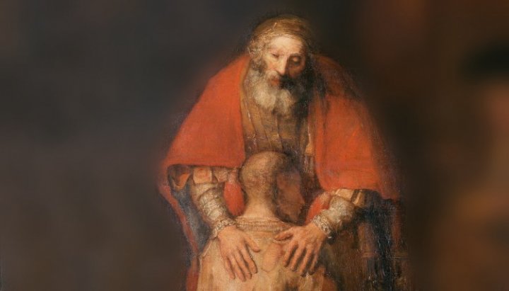 Рембрандт. Возвращение блудного сына. ок. 1666—1669. Фрагмент. Фото:  СПЖ