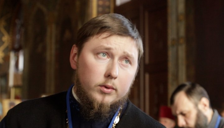 Priest Alexander Khrustiuk, rector of the UOC community in Kalinovka. Photo: UOJ