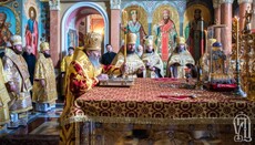 В Неділю про Страшний суд Предстоятель очолив літургію в київській Лаврі