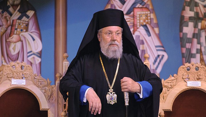 Архієпископ Кіпрський Хризостом. Фото:  Фото: izborsk.md