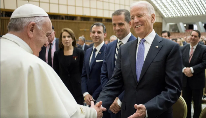 Джо Байден і папа Франциск. Фото: osservatoreromano.va