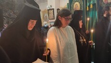 В Новоайдарском храме УПЦ совершили монашеский постриг
