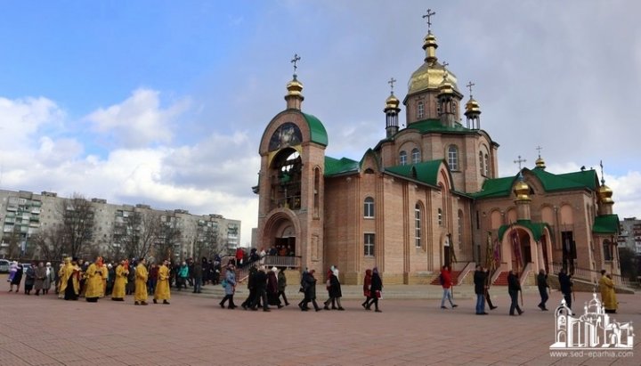 Хресний хід на честь Торжества Православ'я в Сєвєродонецьку. Фото: прес-служба Сєвєродонецької єпархії УПЦ