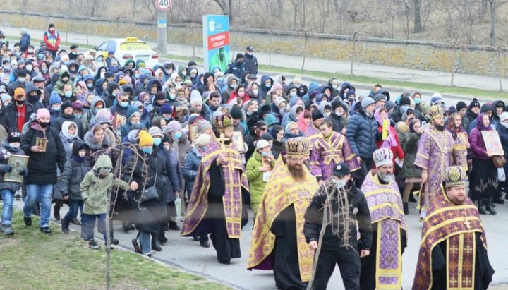 Крестный ход в честь Торжества Православия в Бердянске. Фото: pro.berdiansk.biz