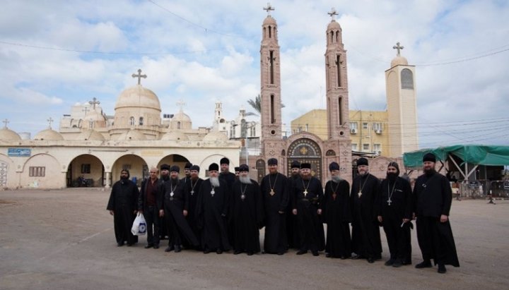 Delegația Bisericii Ortodoxe Ucrainene în Egipt. Imagine: vzcz.church.ua