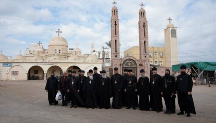 Делегація УПЦ в Єгипті. Фото: vzcz.church.ua