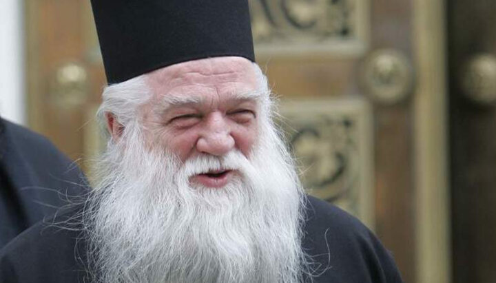 Бывший митрополит Калавритский Амвросий. Фото: romfea.gr