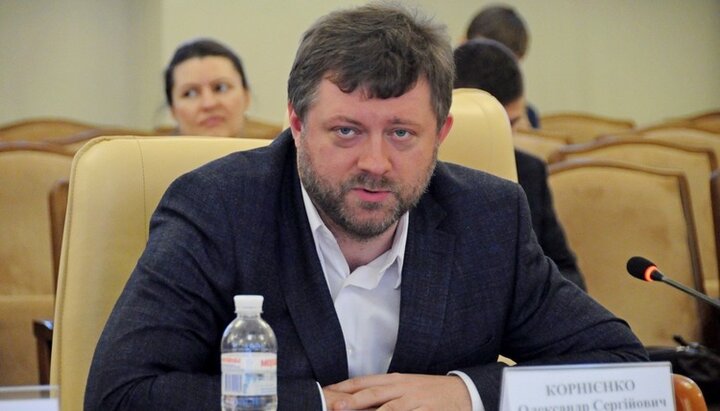 Глава партии «Слуга народа» Александр Корниенко. Фото: пресс-служба Минрегиона