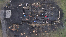 Верующие сгоревшего храма УПЦ с. Баговица считают, что речь идет о поджоге