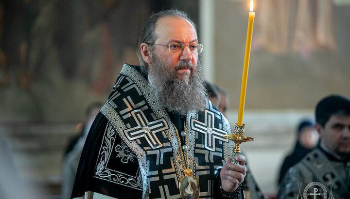 Mitropolitul Antonie de Borispol și Brovarî. Imagine: pagina de Facebook a coordonatorului administrativ al Bisericii Ortodoxe Ucrainene