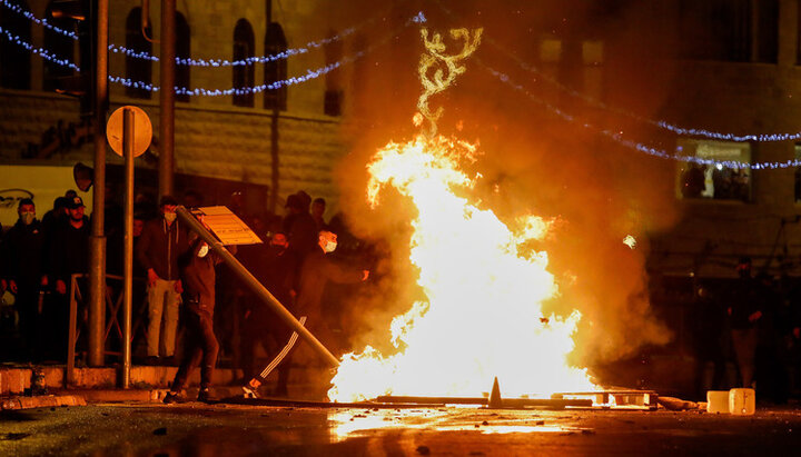 Беспорядки у Дамасских ворот в Иерусалиме. Фото: The Times Of Israel/Olivier Fitoussi/Flash90