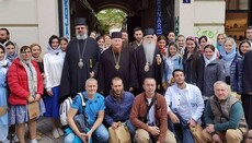 У Сербії паломники з УПЦ зустрілися з Бачським єпископом Іринеєм