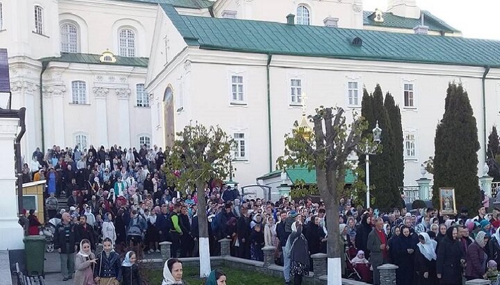 У Почаївській лаврі святкують пам’ять преподобного Амфілохія Почаївського. Фото: СПЖ