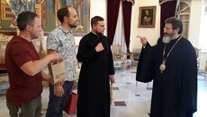 Паломники из УПЦ встретились с иерархом Кипрской Церкви