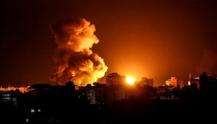 Авіаудар Ізраїлю по Сектору Газа. Фото: mignews.com