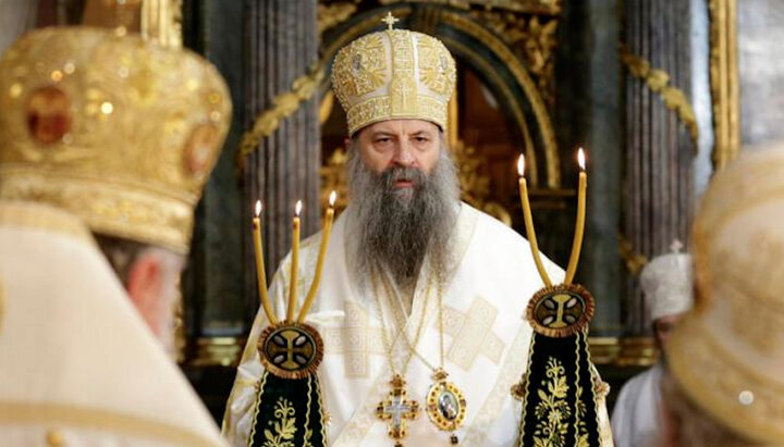Patriarhul Serbiei Porfirie. Imagine: balkans.aljazeera.net