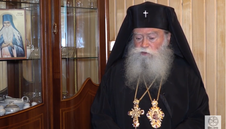 Metropolitan Gabriel (Dinev) of Lovech. Photo: screenshot / YouTube channel of the Poltava diocese of the UOC