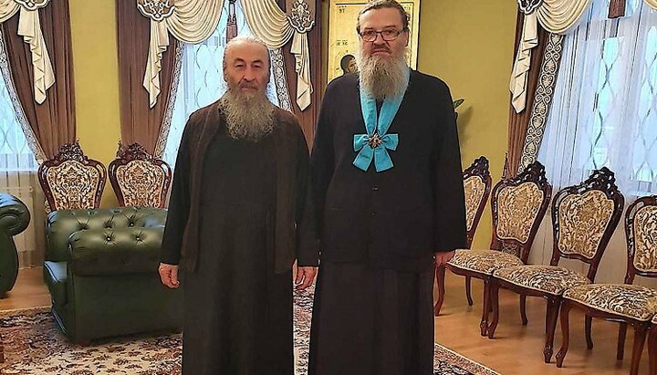 Блаженнейший Онуфрий и митрополит Лука. Фото: hramzp.ua