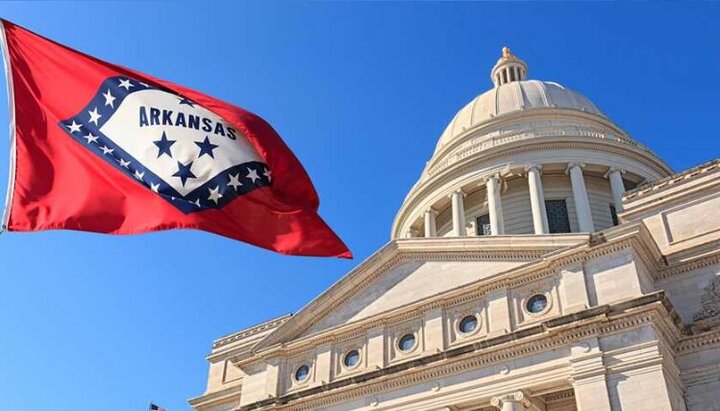 Прапор штату Арканзас. Фото: nraila.org