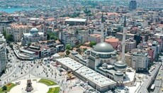 «Приветствие мечети Святой Софии»: Эрдоган открыл мечеть на площади Таксим