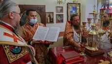 Митрополит Елисей освятил новый храм УПЦ в центральной больнице Изюма