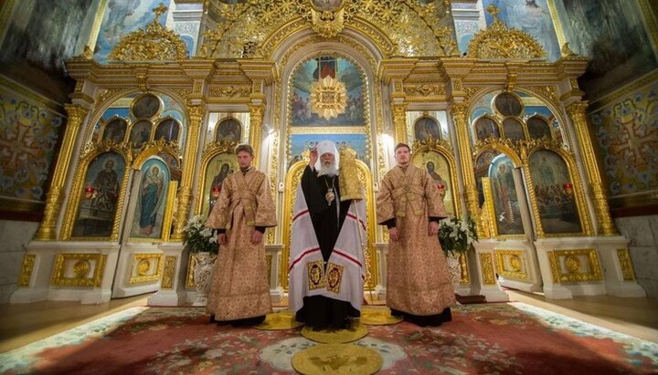 Святкове богослужіння в кафедральному соборі УПЦ Одеси, 30.05.21. Фото: eparhiya.od.ua