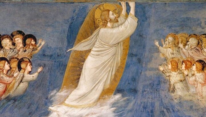 Джотто ді Бондоне «Вознесіння Христа», фрагмент. Фото: з відкритих джерел