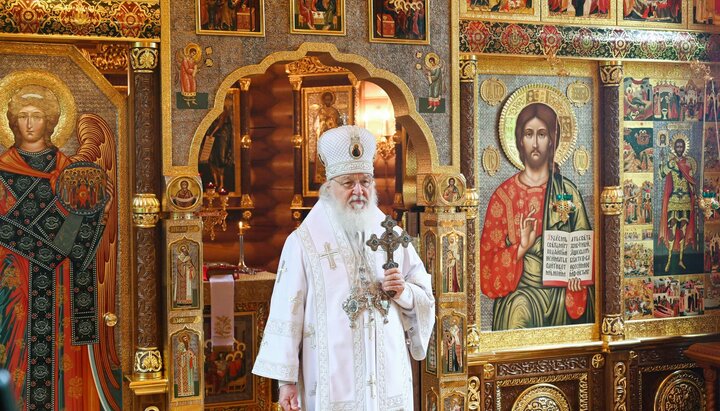Патриарх Кирилл в Александро-Невском скиту в Переделкино. Фото: patriarchia.ru