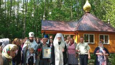 В Овручской епархии митрополит Виссарион освятил храм-часовню